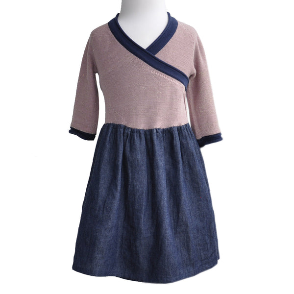 Ballerina Girls Dress - Dusty Pink  Girls Dress JAM London
