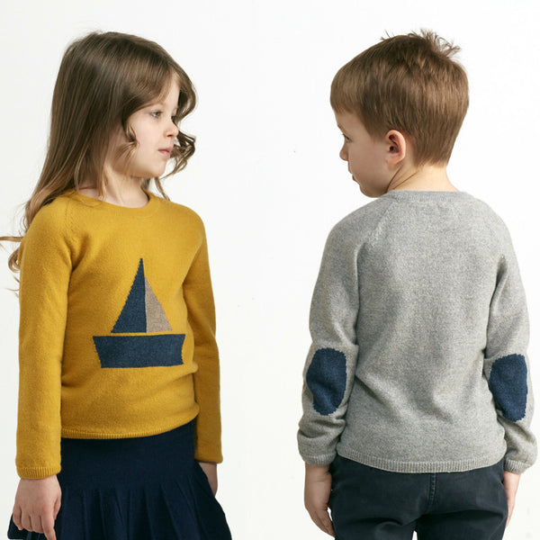 Boat jumper Unisex - Mustard Yellow  Childrens Jumper JAM London