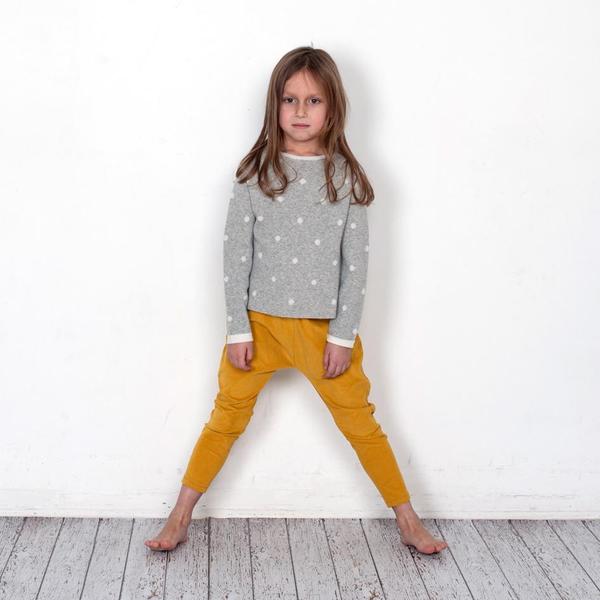 Mustard Cora Unisex Pants in Stretch Corduroy - JAM London  Jumper JAM London