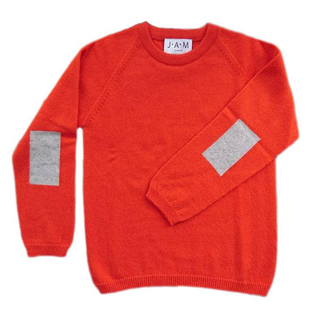 Orange and Grey Danny Boys Jumper - JAM London  Jumper JAM London