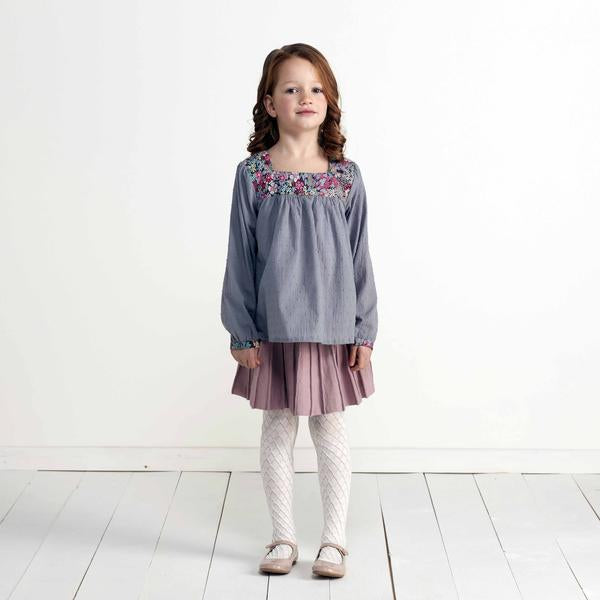 SOFIE - Girls Pleated Skirt by JAM – Grey  Girls Skirt JAM London