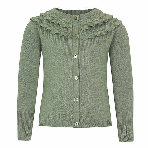 MILA - Girls Cardigan - Sage  Girls Cardigan JAM London