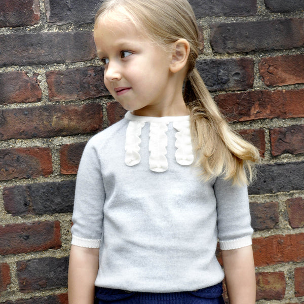 MILA Girls Jumper - Denim  Girls Jumper JAM London