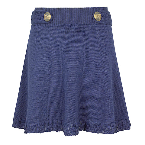 NEA Knitted Girls Skirt - Denim  Girls Skirt JAM London