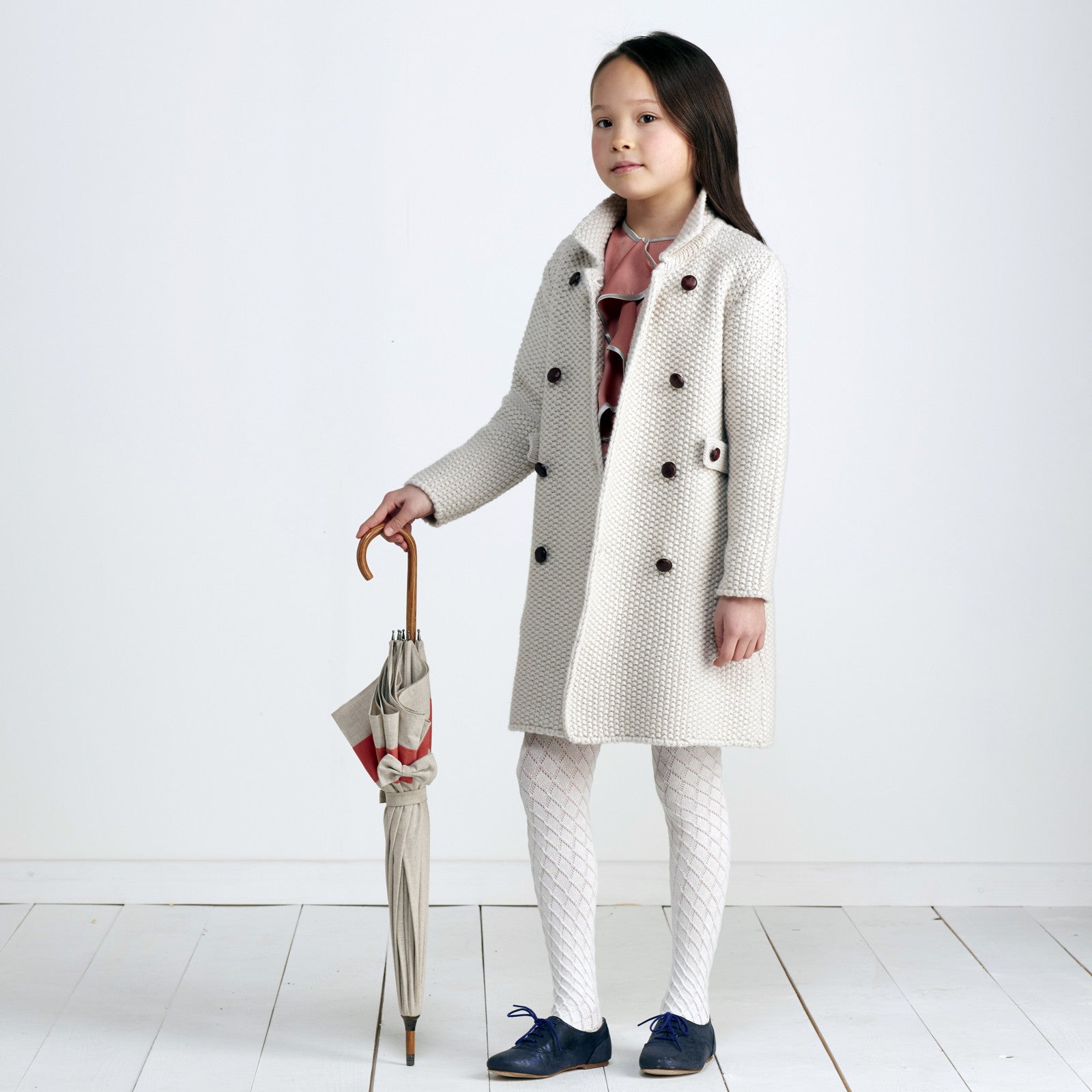 Reese Girls Coat Navy