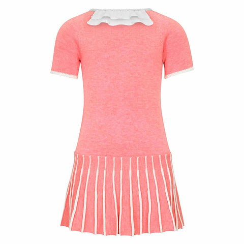 Sofie Girls Dress with Ruffles - Coral  Girls Dress JAM London